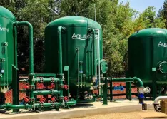 IMAGE 1: Pressure vessels at Rancho Cordova, California, well site. (Image courtesy of AqueoUS Vets)
