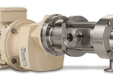 Eccentric disc pump for continuous dosing with low flow rate