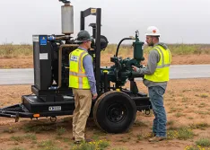 Accurate TDH and balanced flow sharing rely on expert on-site collaboration. (Images courtesy of United Rentals)