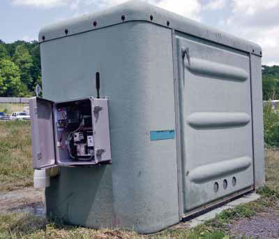 A unit monitoring a lift station